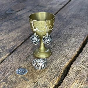 Carol pollack ring and earrings. Size 8